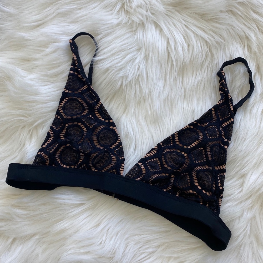 Lace bikini top